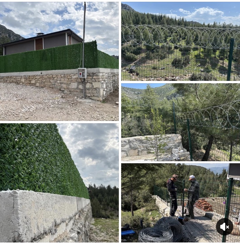 Burdur Bucak Susuz Köyü çim çit ,panel çit , jiletli tel montaj işlemi yapılıp teslim edilmiştir.